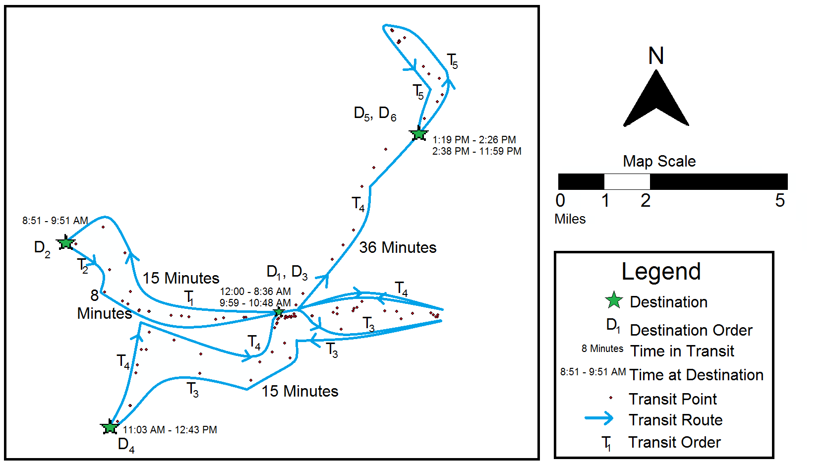 Figure 1. Visualization of GPS Data